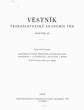 Věstník Českosl. akademie věd 1953-1954 Věstník Českosl. akademie věd 1953-1954