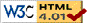 Platná stránka HTML 4.01!
